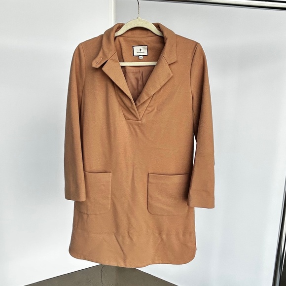 TUCKERNUCK Camel Emerson Coat Dress - Picture 2 of 5